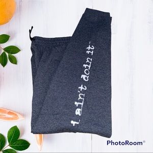 “i ain’t doin it” Unisex Jogger by Heather Land